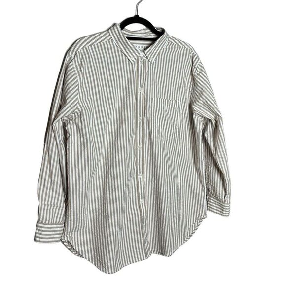 American‎ Eagle Md Go Big Oversized Shirt Women's Coverup Pool To Party Top NEW - Picture 1 of 5